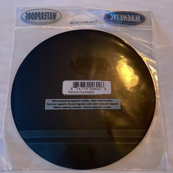 Boxer (DOG) circular magnet cropped ears nwt - Picture 5 of 5